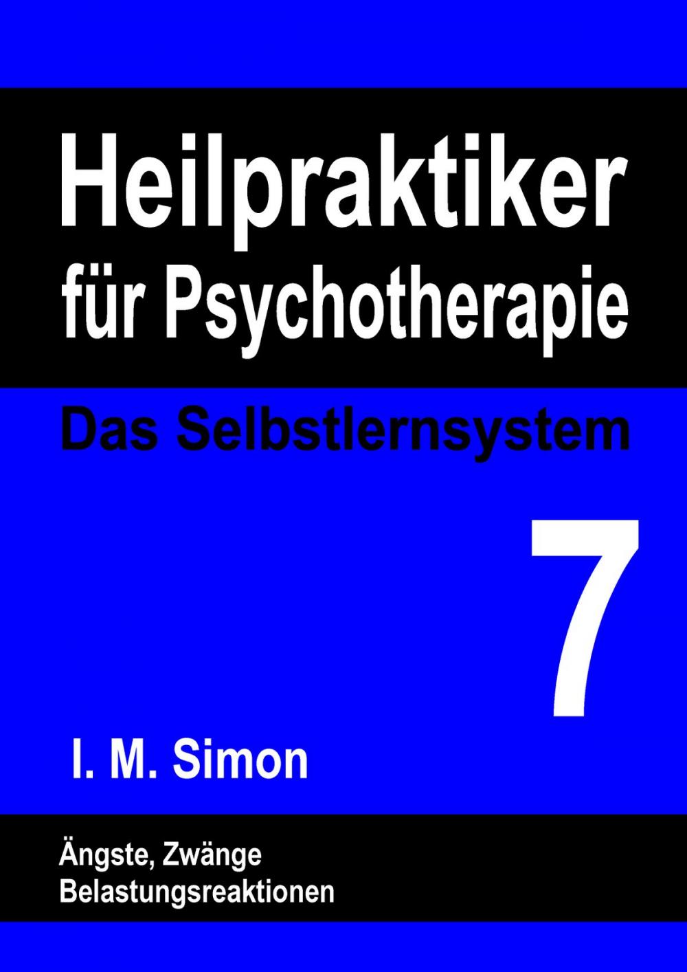 Big bigCover of Heilpraktiker für Psychotherapie. Das Selbstlernsystem Band 7