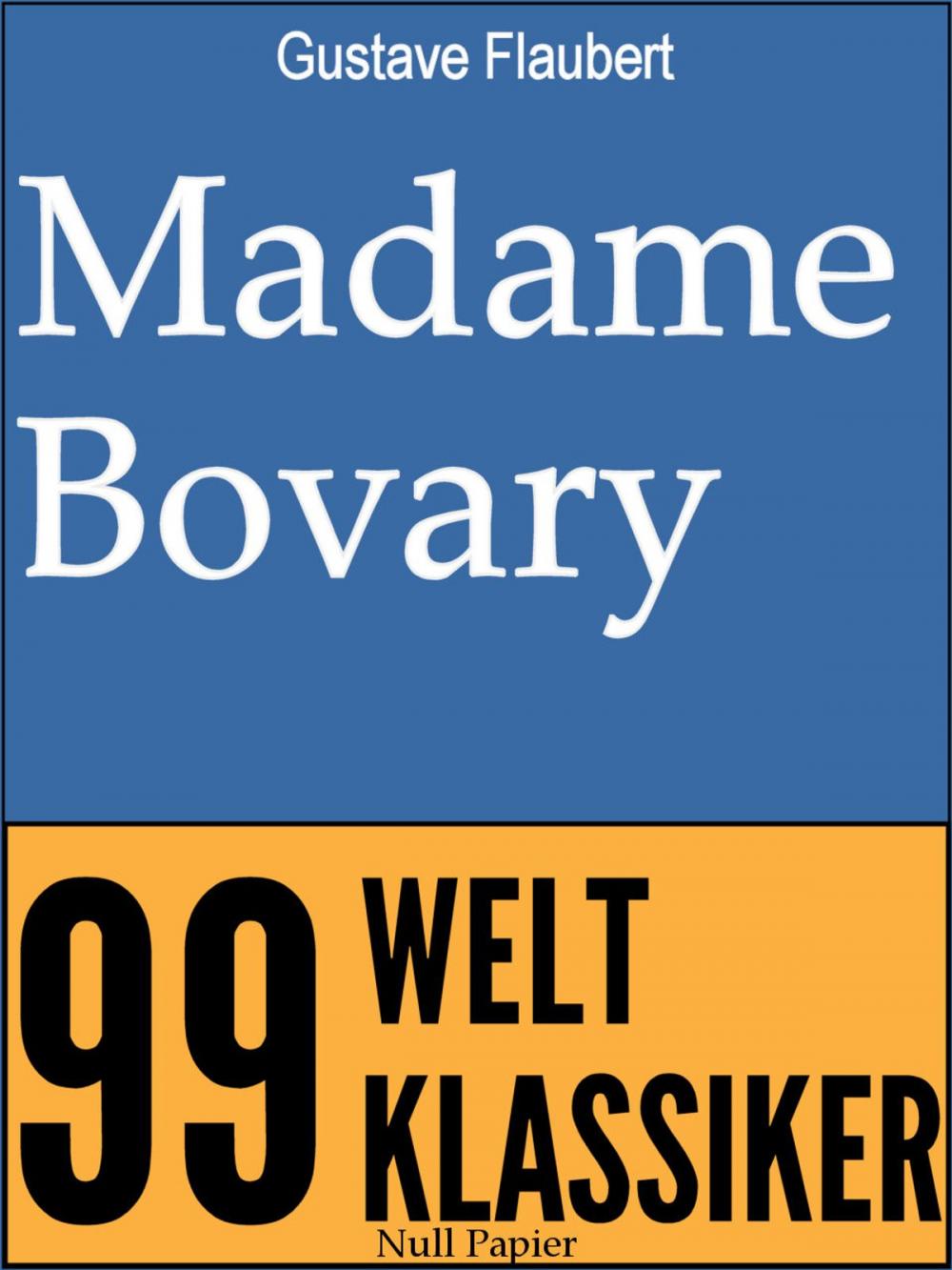 Big bigCover of Madame Bovary