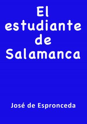Cover of the book El estudiante de Salamanca by Immanuel Kant