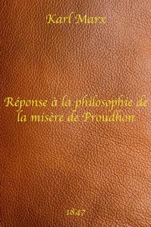 Book cover of Misère de la Philosophie - Karl Marx