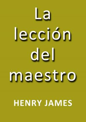 Cover of the book La lección del maestro by Emilia Pardo Bazán