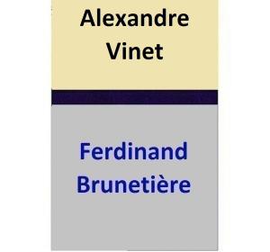 Cover of the book Alexandre Vinet by Ferdinand Brunetière