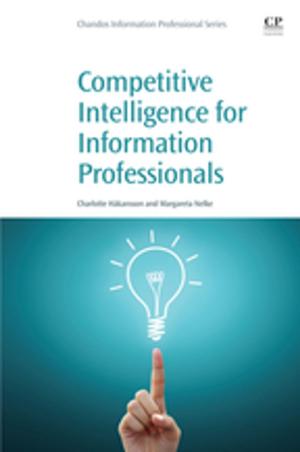 Cover of the book Competitive Intelligence for Information Professionals by Gillian C. L. Lachelin