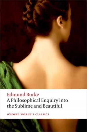 Cover of A Philosophical Enquiry into the Origin of our Ideas of the Sublime and the Beautiful