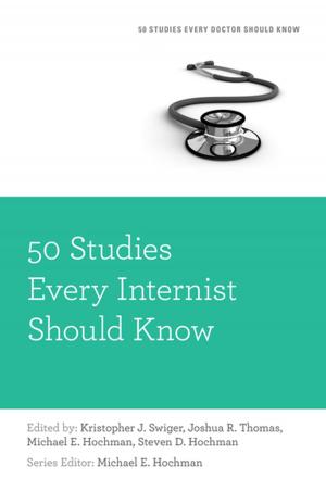 Cover of the book 50 Studies Every Internist Should Know by Morris Kline