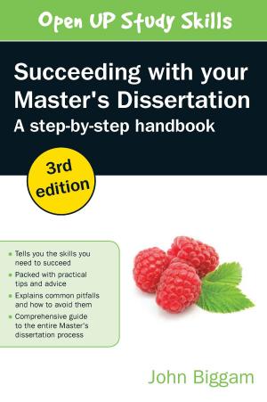 Cover of the book Succeeding With Your Master'S Dissertation: A Step-By-Step Handbook by John M. Oropello, Vlad Kvetan, Stephen M. Pastores