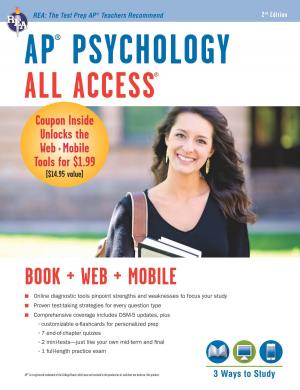 Cover of the book AP® Psychology All Access Book + Online + Mobile by The Editors of REA