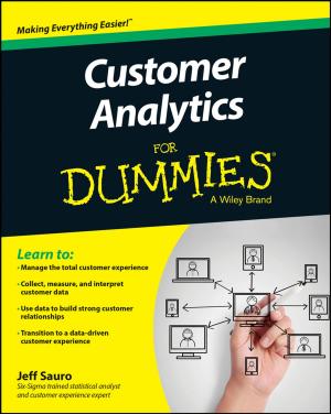 Cover of the book Customer Analytics For Dummies by Thomas Plevyak, Veli Sahin