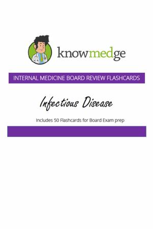 Cover of Internal Medicine Board Review Flashcards: Infectious Disease