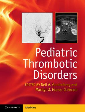 Cover of the book Pediatric Thrombotic Disorders by John F. Donoghue, Eugene Golowich, Barry R. Holstein