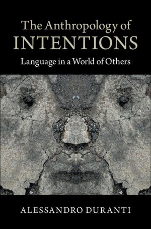 Cover of the book The Anthropology of Intentions by Mehrdad Vahabi