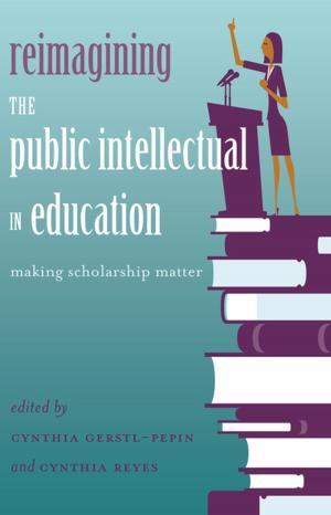 Cover of the book Reimagining the Public Intellectual in Education by Michael Kasper, Jan Baetens