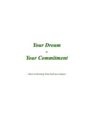 Cover of the book Your Dream, Your Commitment by Donald L. Karshner