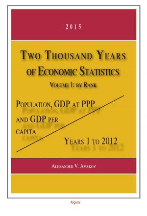 Cover of the book Two Thousand Years of Economic Statistics, Years 12012 by Hamid Karimianpour