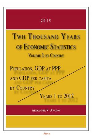 Cover of the book Two Thousand Years of Economic Statistics, Years 1 - 2012 by Ana  Ruiz