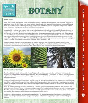 Cover of the book Botany (Speedy Study Guides) by Sheryl Koontz