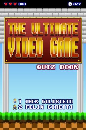 Cover of the book The Ultimate Video Game Quiz Book by Jack Goldstein