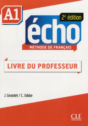 Book cover of Écho - Niveau A1 - Guide pédagogique en version Ebook - 2ème édition