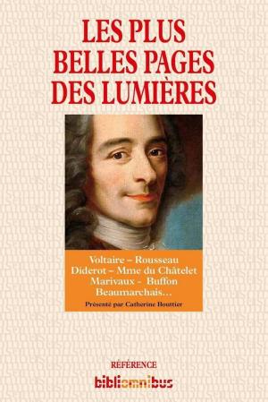 Book cover of Les plus belles pages des Lumières