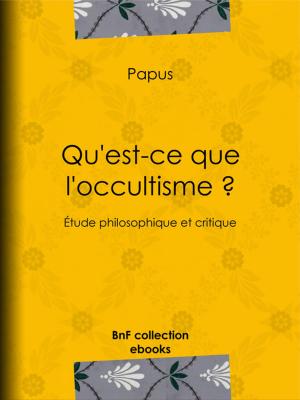 Cover of the book Qu'est-ce que l'occultisme ? by Jean-Gustave Courcelle-Seneuil