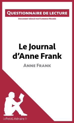 Cover of the book Le Journal d'Anne Frank by Sabrina Zoubir, lePetitLittéraire.fr
