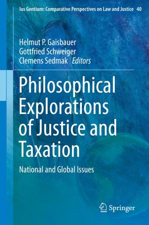 Cover of Philosophical Explorations of Justice and Taxation