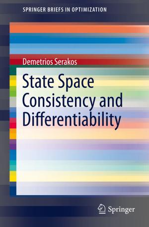 Cover of the book State Space Consistency and Differentiability by Marta Díaz-Menéndez, Clara Crespillo-Andújar