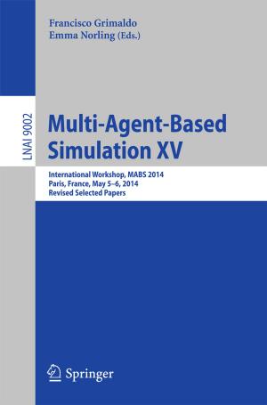 Cover of the book Multi-Agent-Based Simulation XV by Yuriy A. Litvin