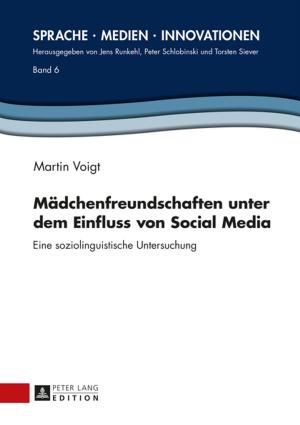 Book cover of Maedchenfreundschaften unter dem Einfluss von Social Media