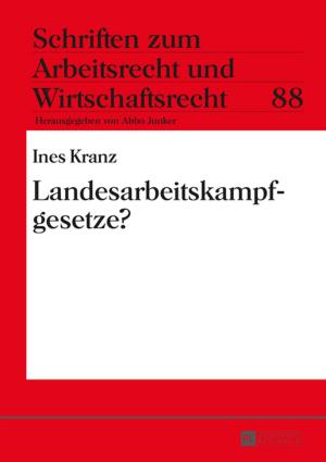 Cover of the book Landesarbeitskampfgesetze? by 