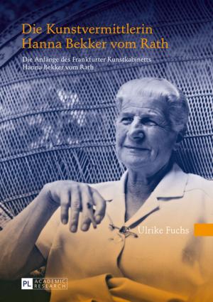 Book cover of Die Kunstvermittlerin Hanna Bekker vom Rath