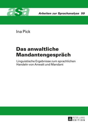 Cover of the book Das anwaltliche Mandantengespraech by Pablo Decock