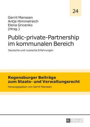 Cover of the book Public-private-Partnership im kommunalen Bereich by Patricia H. Hinchey, Youb Kim