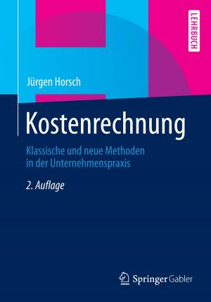 Cover of the book Kostenrechnung by Oliver-D. Helfrich