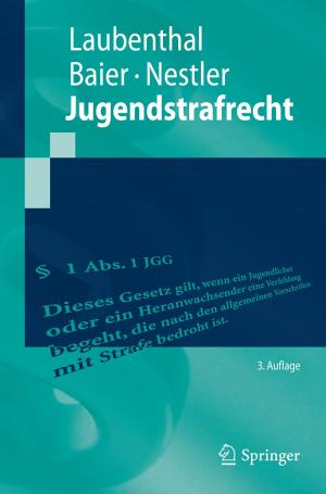 Cover of the book Jugendstrafrecht by Alexander Seidl