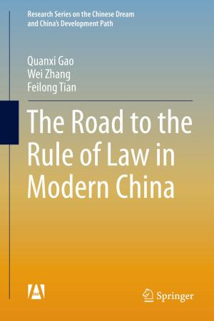 Cover of the book The Road to the Rule of Law in Modern China by Jitao Sang