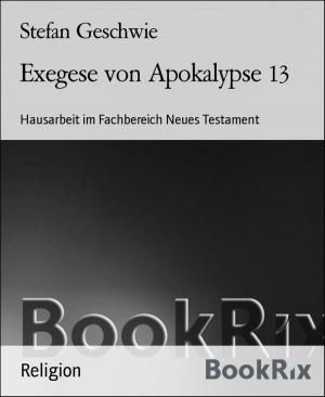Cover of the book Exegese von Apokalypse 13 by Dorji Wangdi