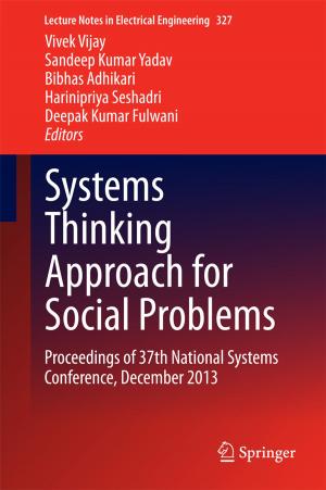 Cover of the book Systems Thinking Approach for Social Problems by 
