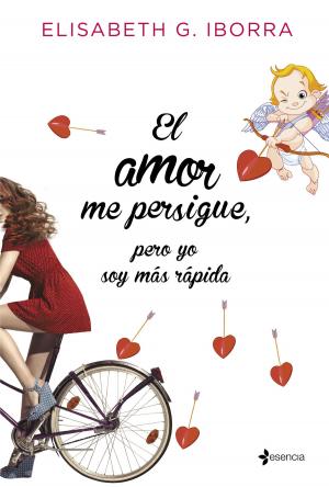 Book cover of El amor me persigue, pero yo soy más rápida