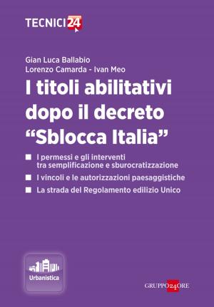 Cover of I TITOLI ABILITATIVI DOPO IL DECRETO "SBLOCCA ITALIA"