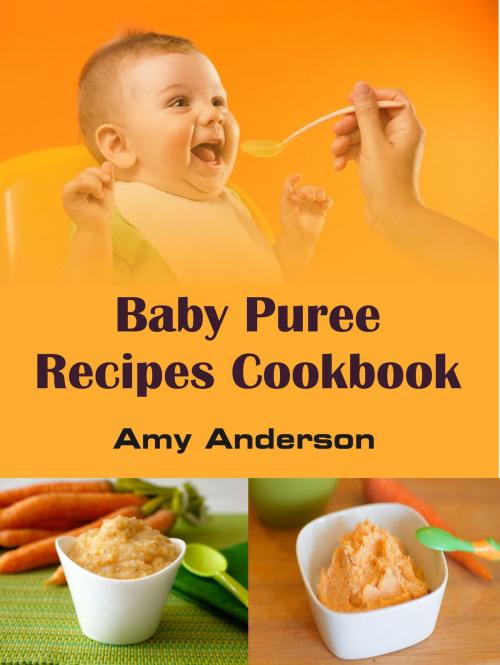 Cover of the book Baby Puree Recipes Cookbook by Amy Anderson, Alpa Rationalist