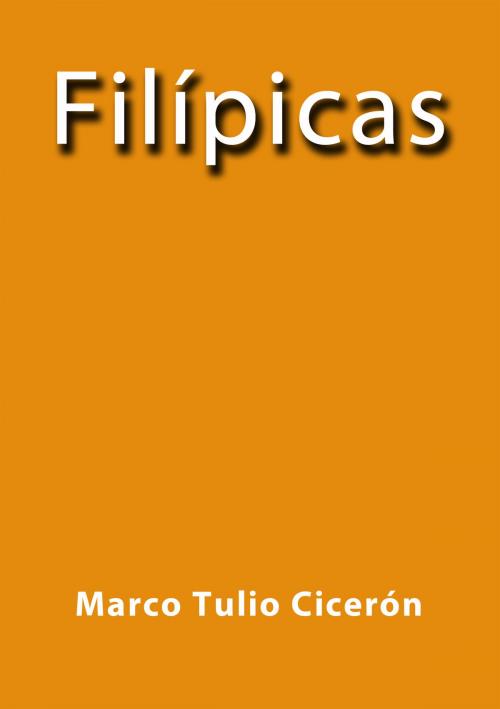 Cover of the book Filípicas by Cicerón, J.Borja