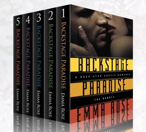 Cover of the book Backstage Paradise by Emma Rose, Crave Romance