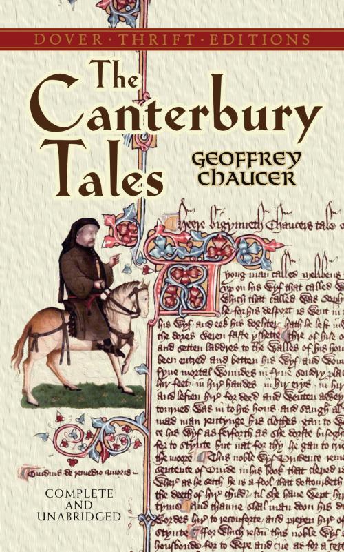 Cover of the book The Canterbury Tales by Geoffrey Chaucer, Dover Publications