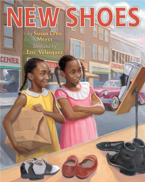Cover of the book New Shoes by Susan Lynn Meyer, Holiday House