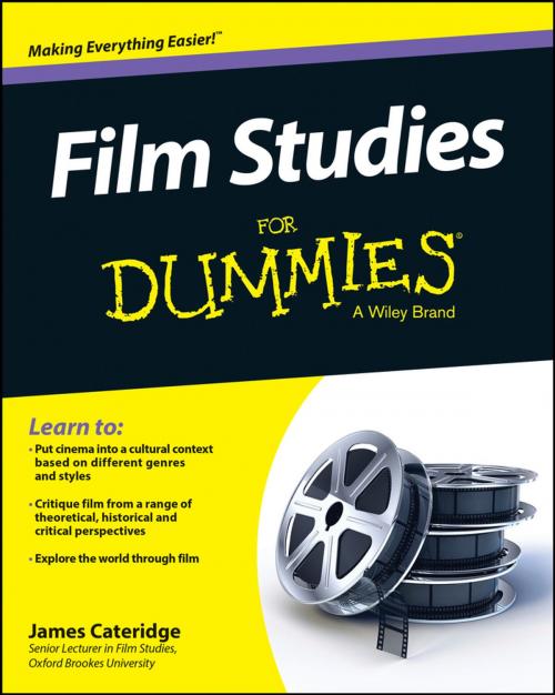 Cover of the book Film Studies For Dummies by James Cateridge, Wiley
