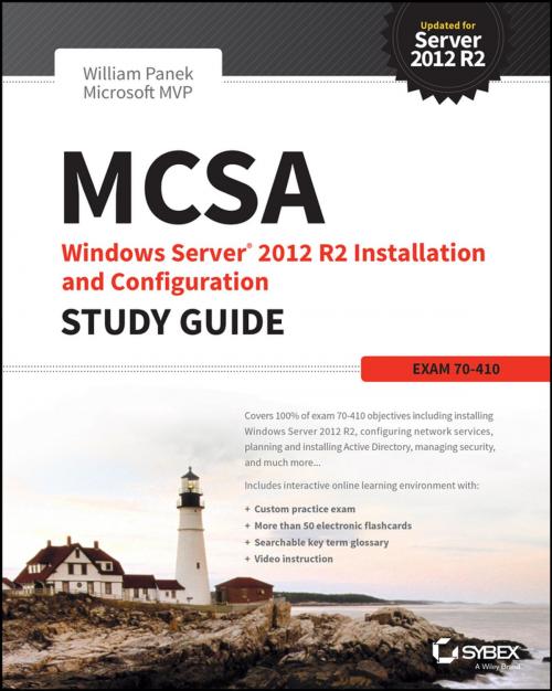 Cover of the book MCSA Windows Server 2012 R2 Installation and Configuration Study Guide by William Panek, Wiley