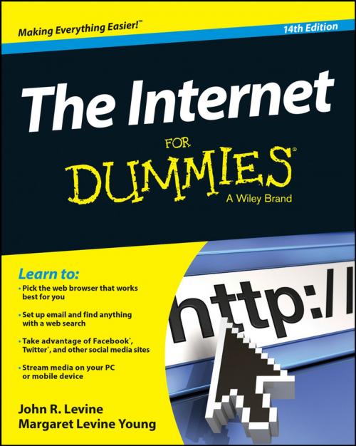 Cover of the book The Internet For Dummies by John R. Levine, Margaret Levine Young, Wiley