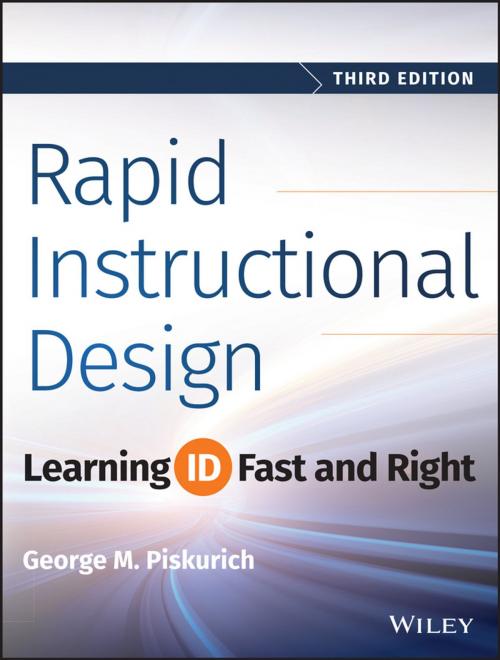 Cover of the book Rapid Instructional Design by George M. Piskurich, Wiley