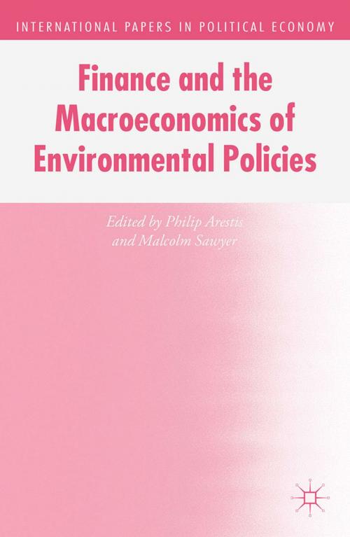 Cover of the book Finance and the Macroeconomics of Environmental Policies by , Palgrave Macmillan UK